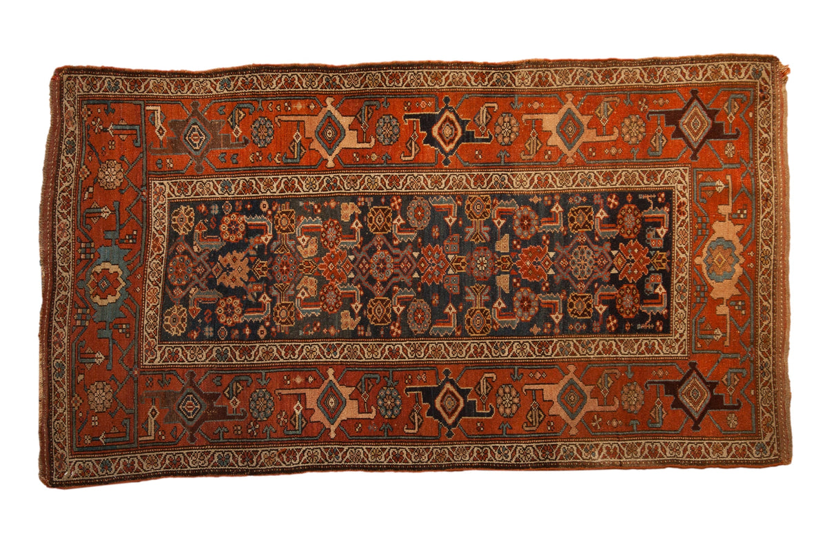 3.5x6.5 Antique Kurdish Hamadan Rug by Old New House® - main product image for Resin Society