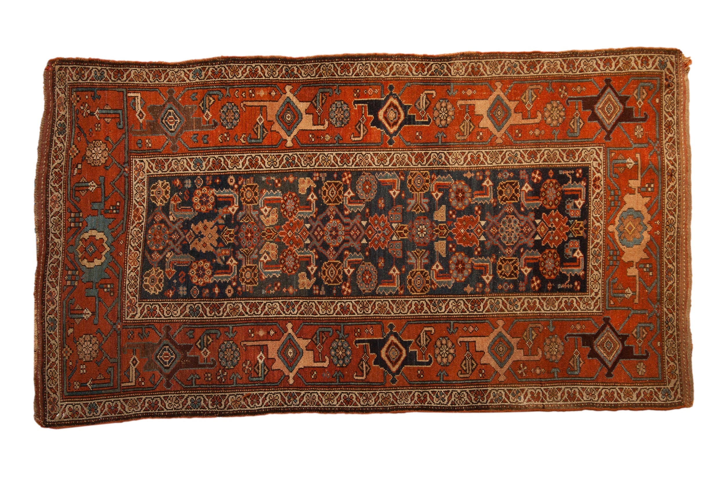 3.5x6.5 Antique Kurdish Hamadan Rug by Old New House® - main product image for Resin Society