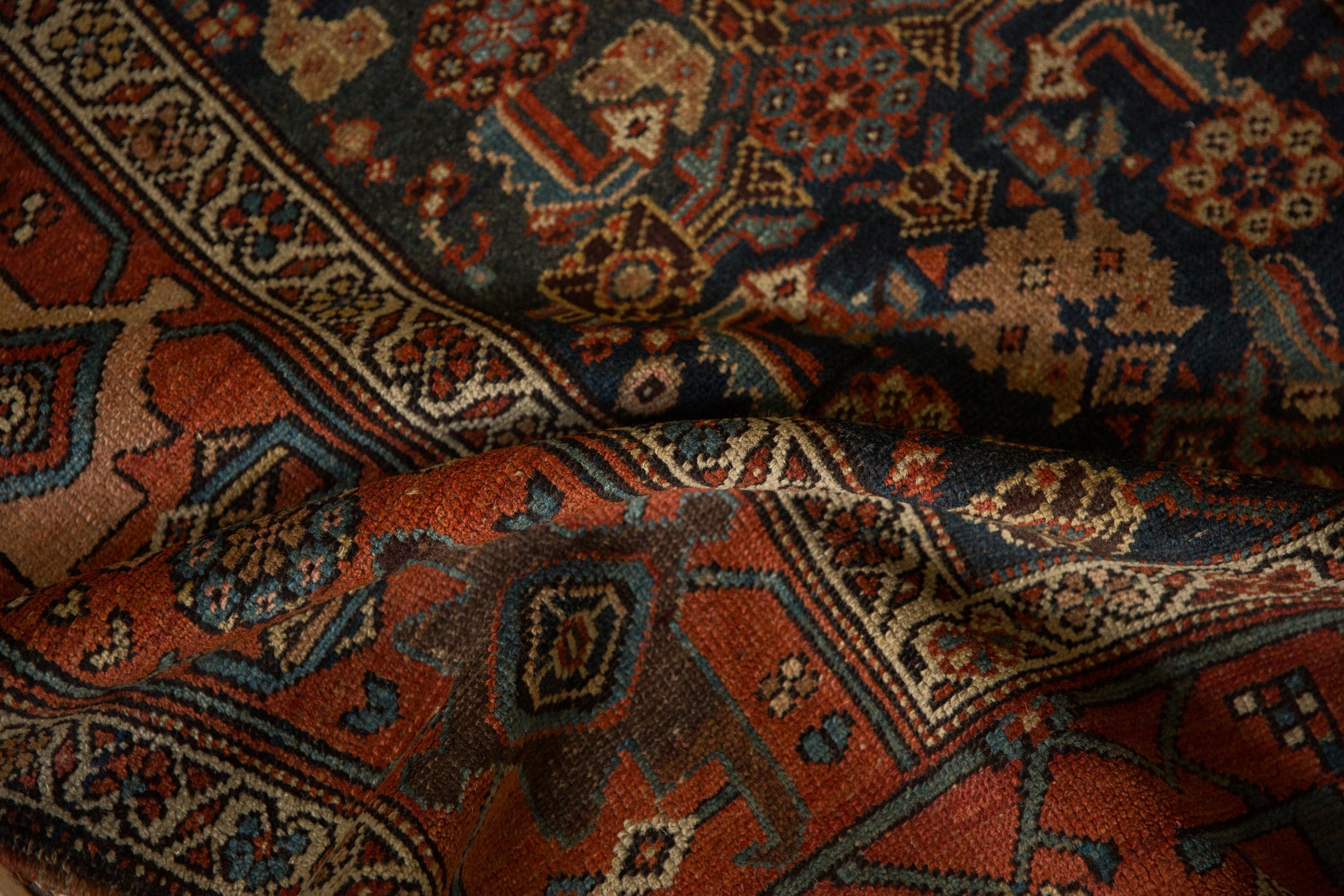 3.5x6.5 Antique Kurdish Hamadan Rug by Old New House® - product image 10 for Resin Society