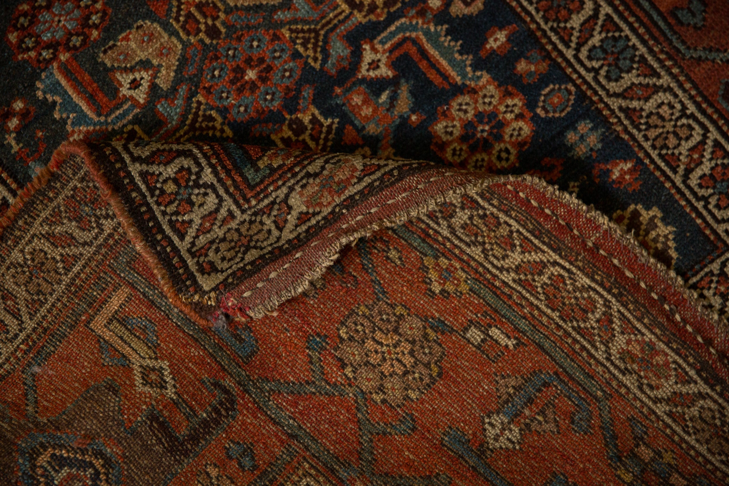 3.5x6.5 Antique Kurdish Hamadan Rug by Old New House® - product image 11 for Resin Society
