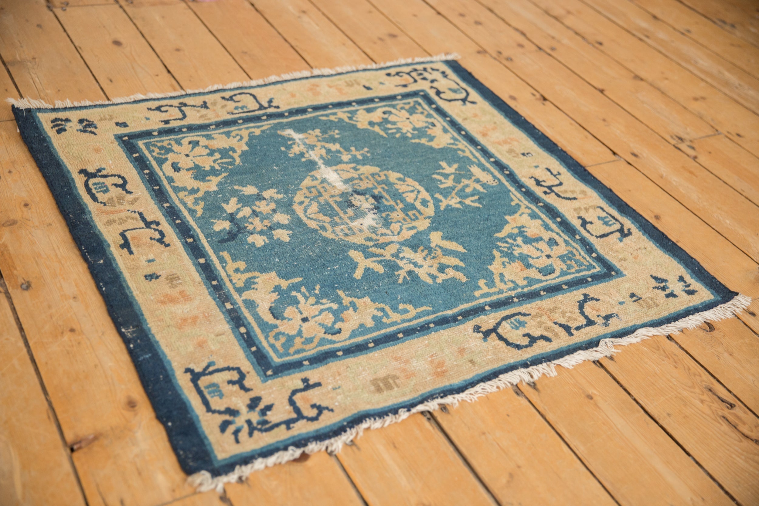 2.5x3 Antique Peking Square Rug by Old New House® - product image 4 for Resin Society