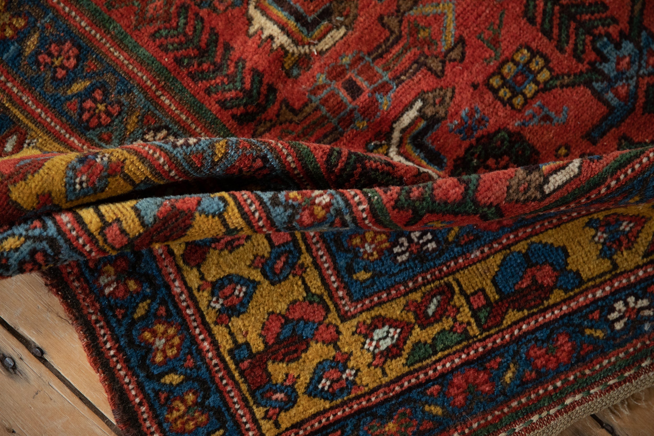 4x7.5 Antique Kurdish Bijar Rug by Old New House® - product image 10 for Resin Society