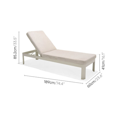 Portals Light Sun Lounger - 1pc by LifestyleGarden US - product image 11 for Resin Society