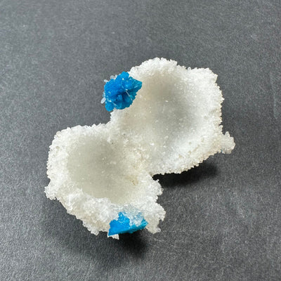 Cavansite Ball 'Floaters' on Stilbite MD by Rare Earth Gallery