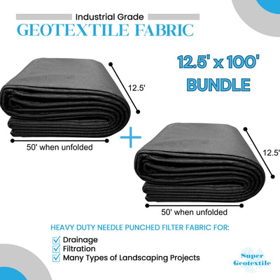 8 oz Non-Woven Needle Punched Geotextile Fabric roll