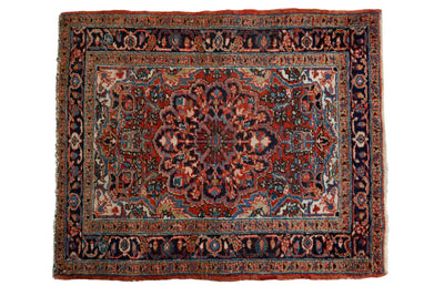 3x4 Vintage Fine Heriz Square Rug by Old New House® - main product image for Resin Society