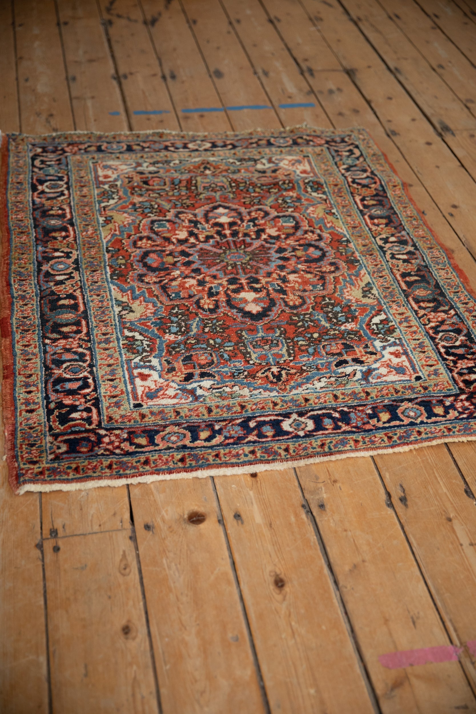 3x4 Vintage Fine Heriz Square Rug by Old New House® - product image 4 for Resin Society