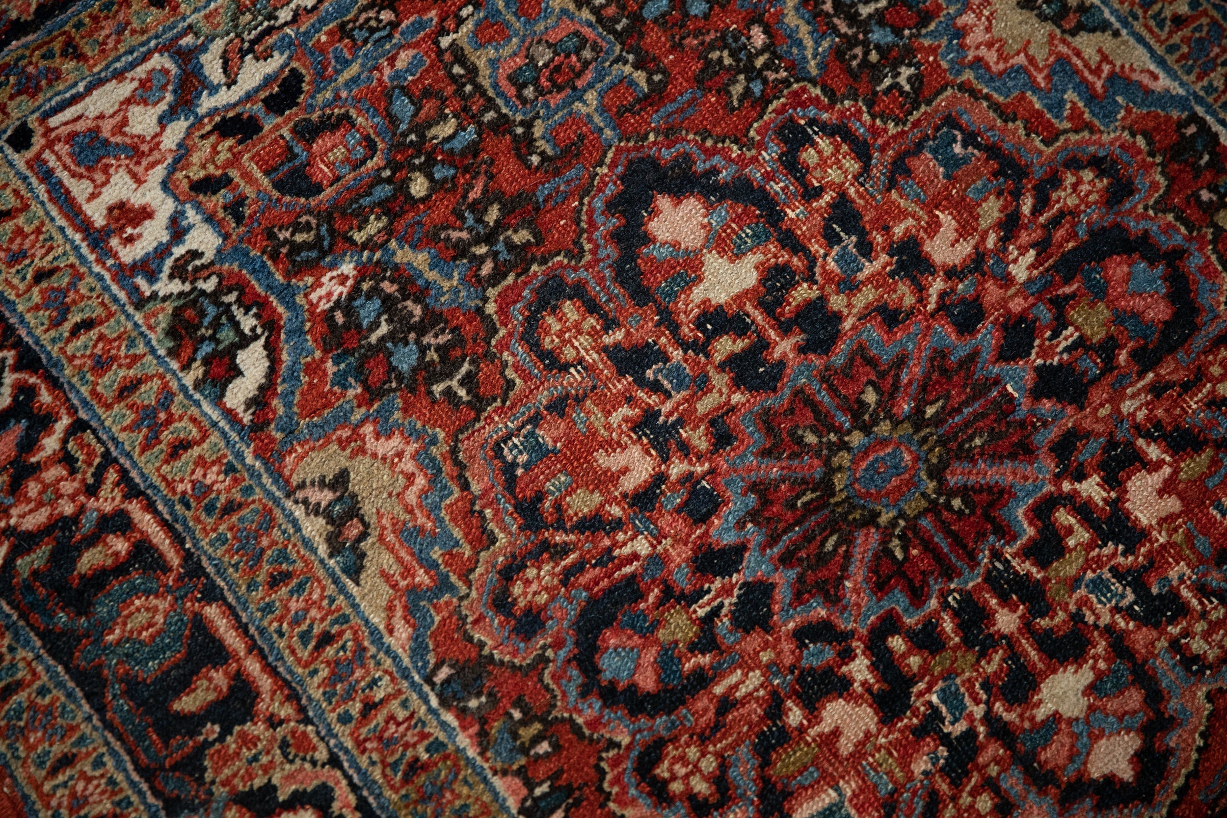 3x4 Vintage Fine Heriz Square Rug by Old New House® - product image 7 for Resin Society