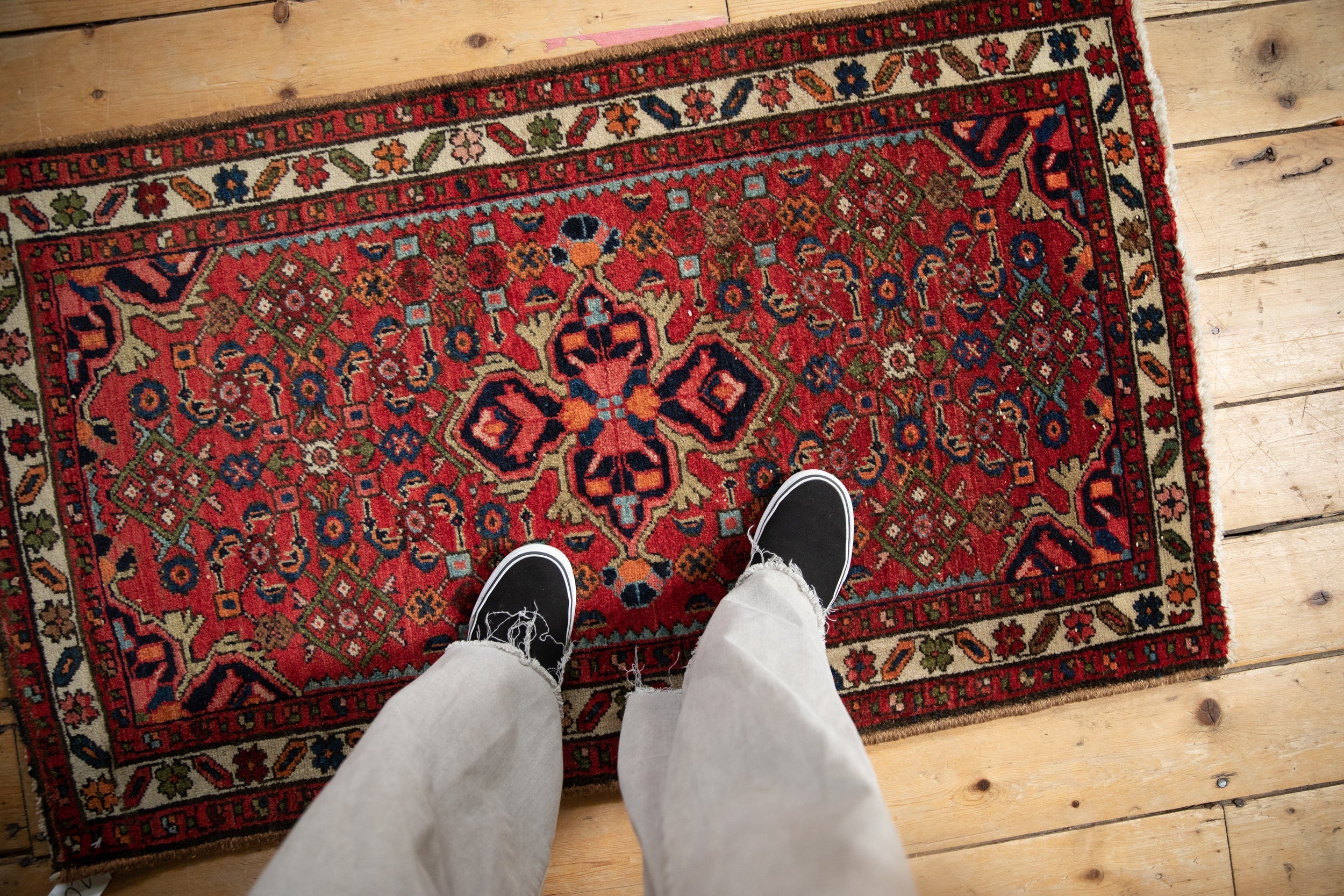 2.5x4 Vintage Hamadan Rug