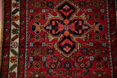 2.5x4 Vintage Hamadan Rug