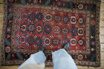 4x5.5 Antique Kurdish Bijar Rug by Old New House® - product image 2 for Resin Society
