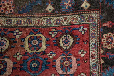 4x5.5 Antique Kurdish Bijar Rug by Old New House® - product image 3 for Resin Society
