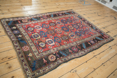 4x5.5 Antique Kurdish Bijar Rug by Old New House® - product image 6 for Resin Society