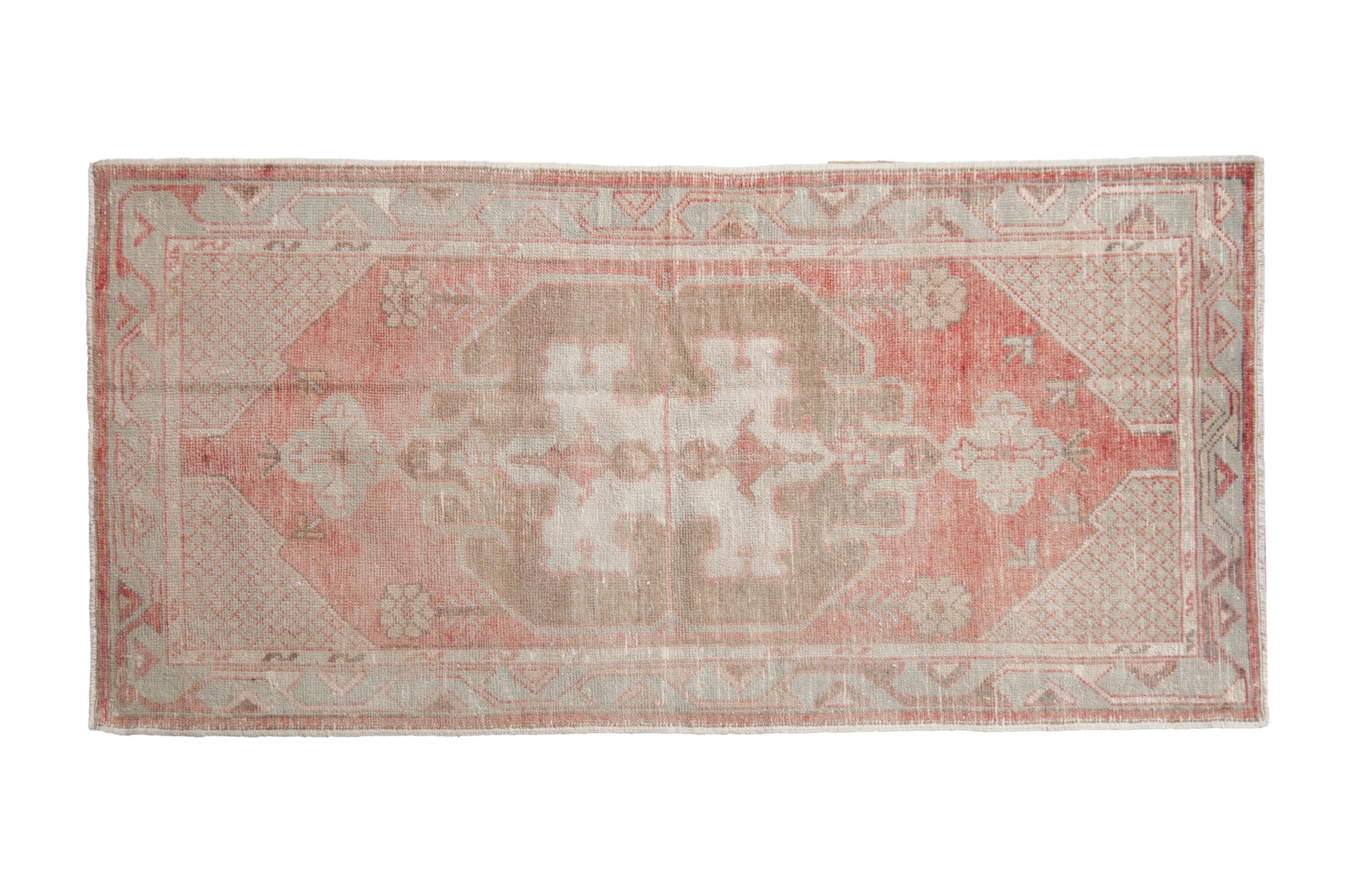 2.5x5.5 Vintage Distressed Oushak Rug Runner by Old New House® - main product image for Resin Society