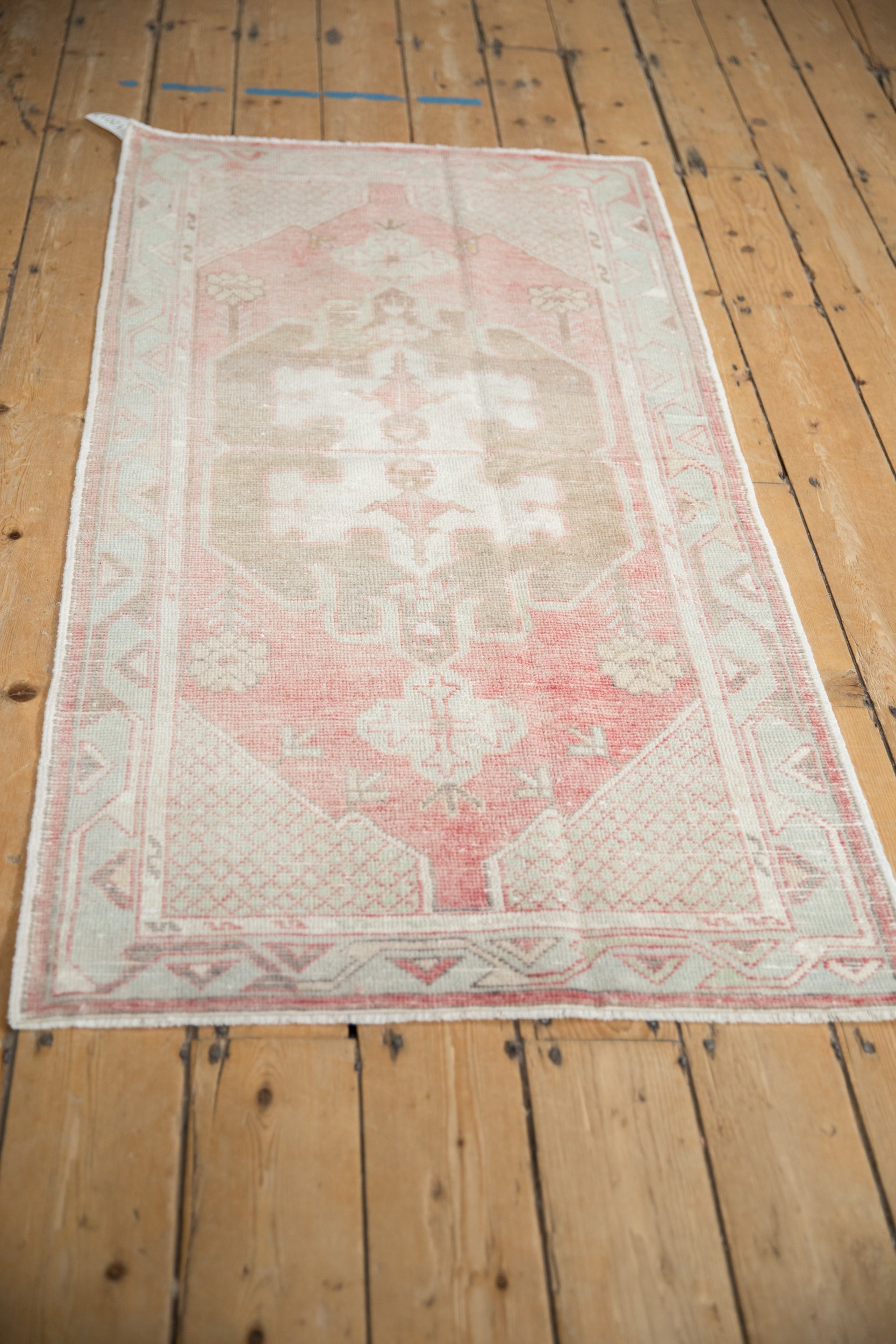 2.5x5.5 Vintage Distressed Oushak Rug Runner by Old New House® - product image 5 for Resin Society