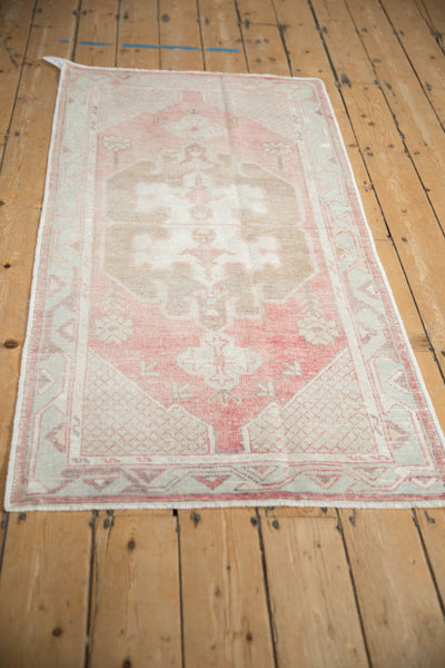 2.5x5.5 Vintage Distressed Oushak Rug Runner by Old New House® - product image 5 for Resin Society