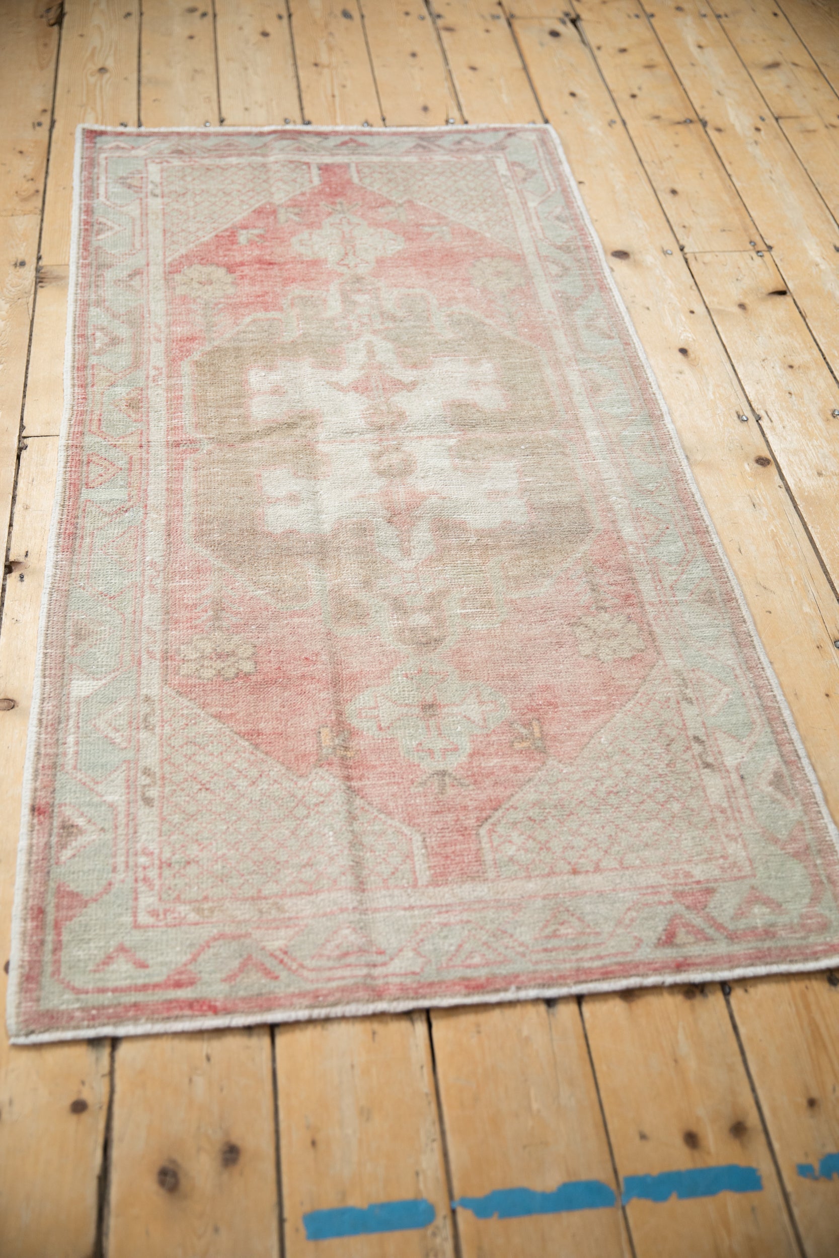 2.5x5.5 Vintage Distressed Oushak Rug Runner by Old New House® - product image 7 for Resin Society