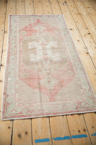 2.5x5.5 Vintage Distressed Oushak Rug Runner by Old New House® - product image 7 for Resin Society
