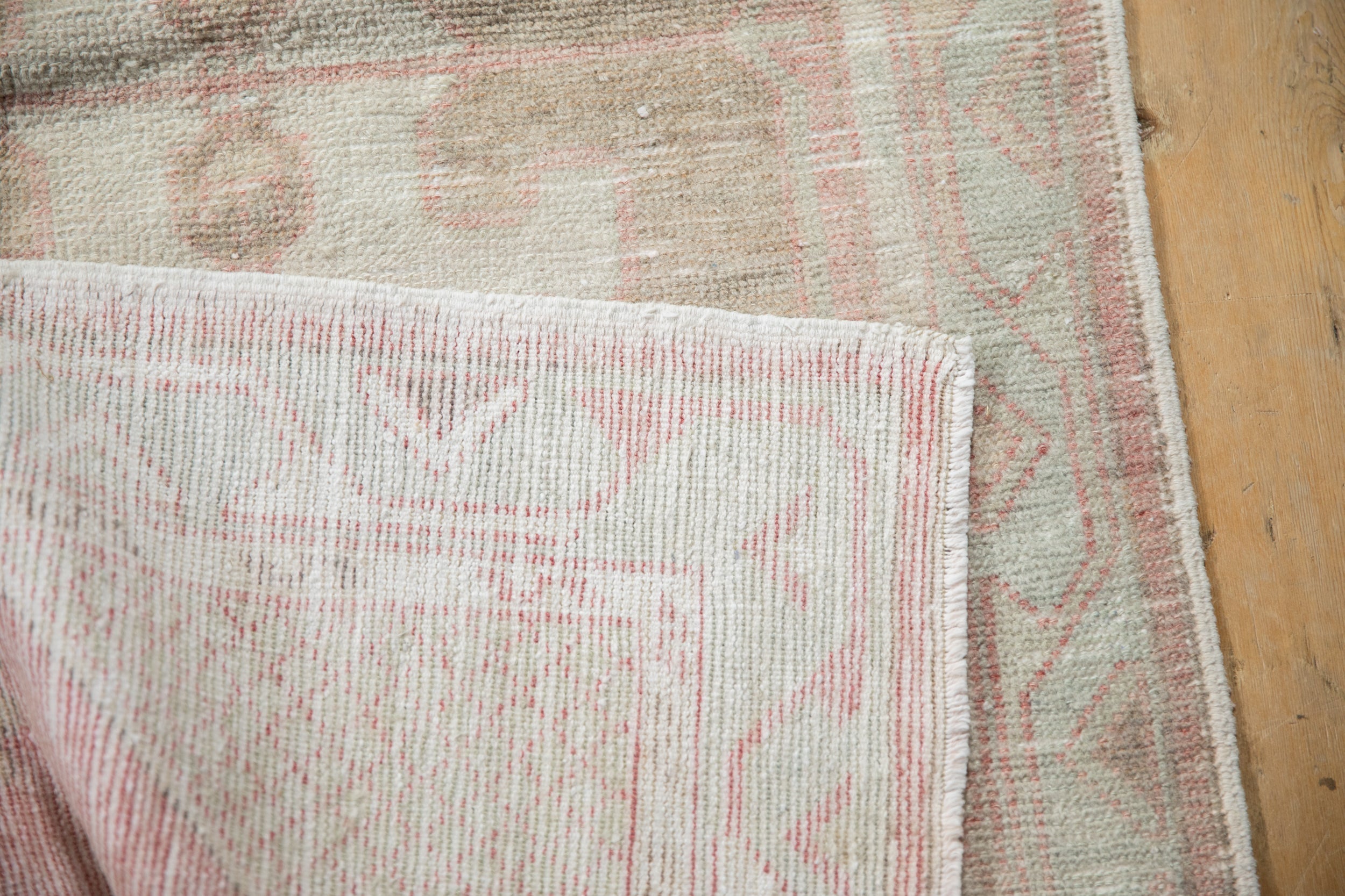 2.5x5.5 Vintage Distressed Oushak Rug Runner by Old New House® - product image 10 for Resin Society