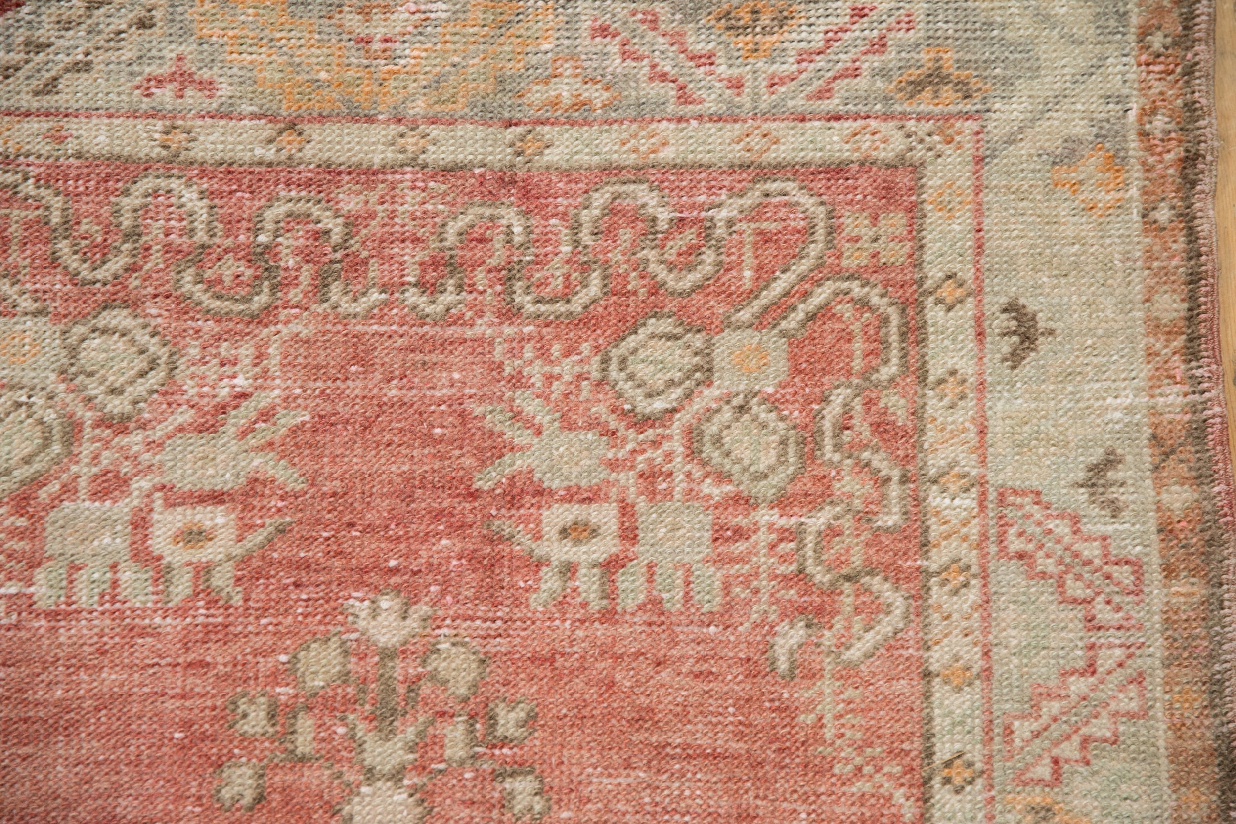 3x6 Vintage Distressed Oushak Rug Runner by Old New House® - product image 3 for Resin Society