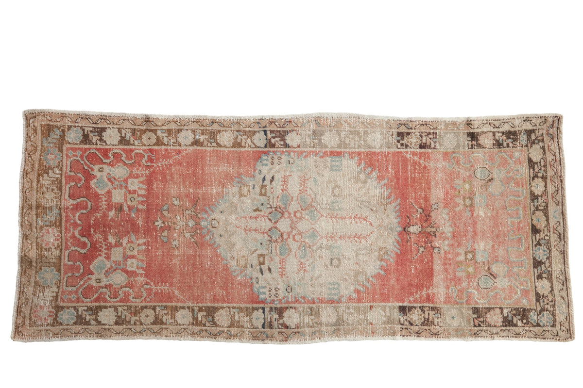 3x6.5 Vintage Distressed Oushak Rug Runner by Old New House® - main product image for Resin Society