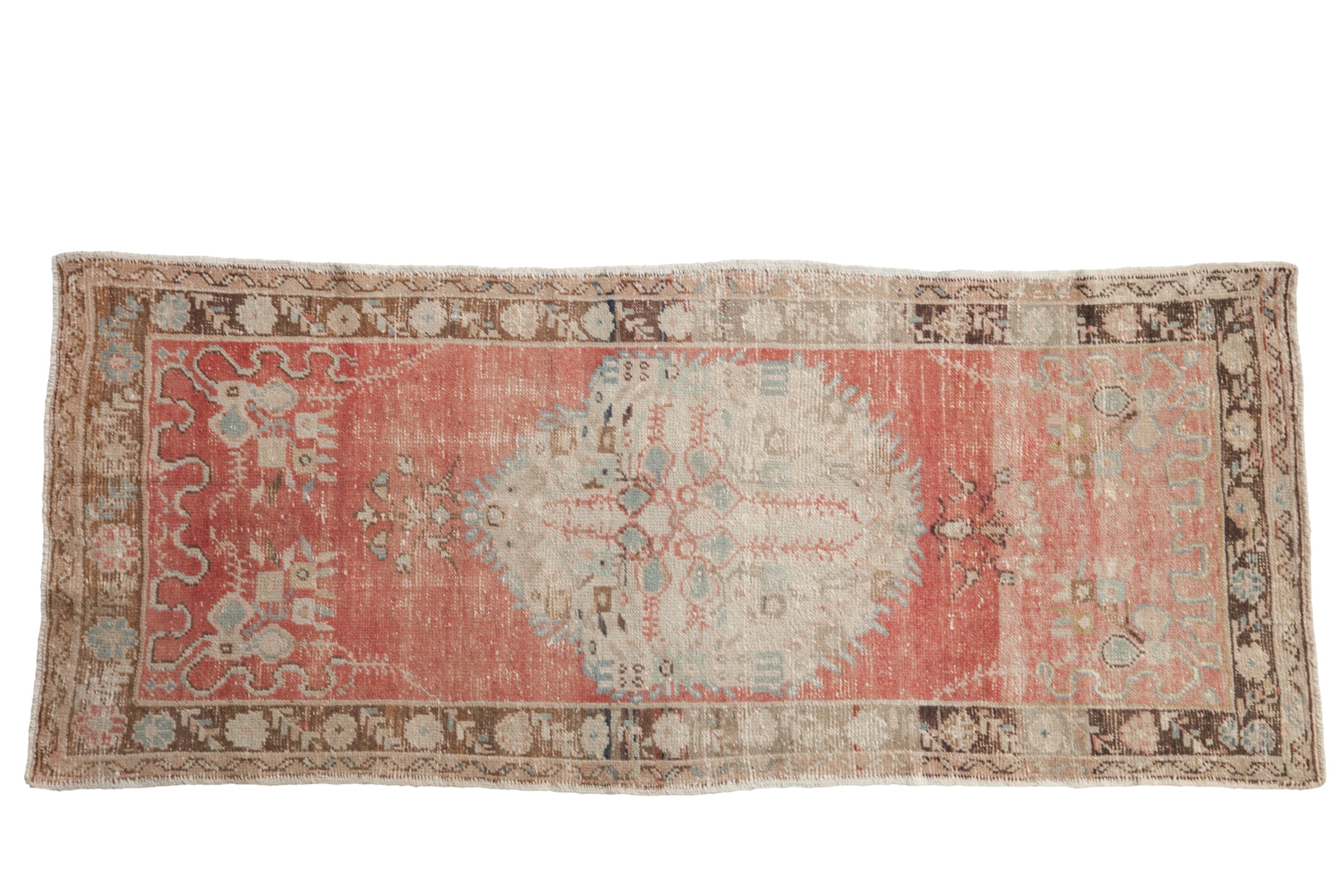 3x6.5 Vintage Distressed Oushak Rug Runner by Old New House® - main product image for Resin Society