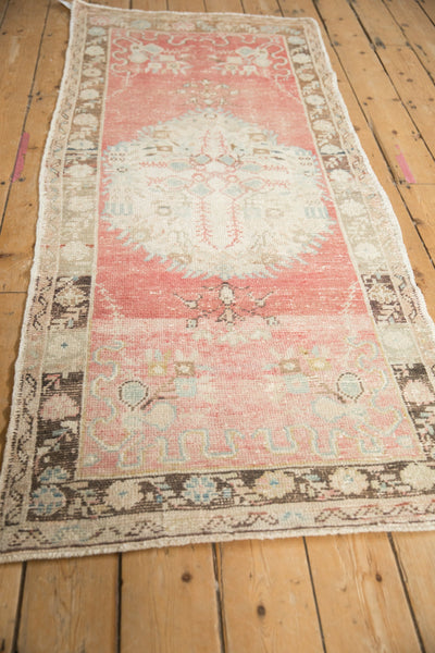 3x6.5 Vintage Distressed Oushak Rug Runner by Old New House® - product image 4 for Resin Society