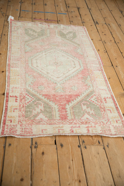 2.5x5 Vintage Distressed Oushak Rug Runner by Old New House® - product image 4 for Resin Society