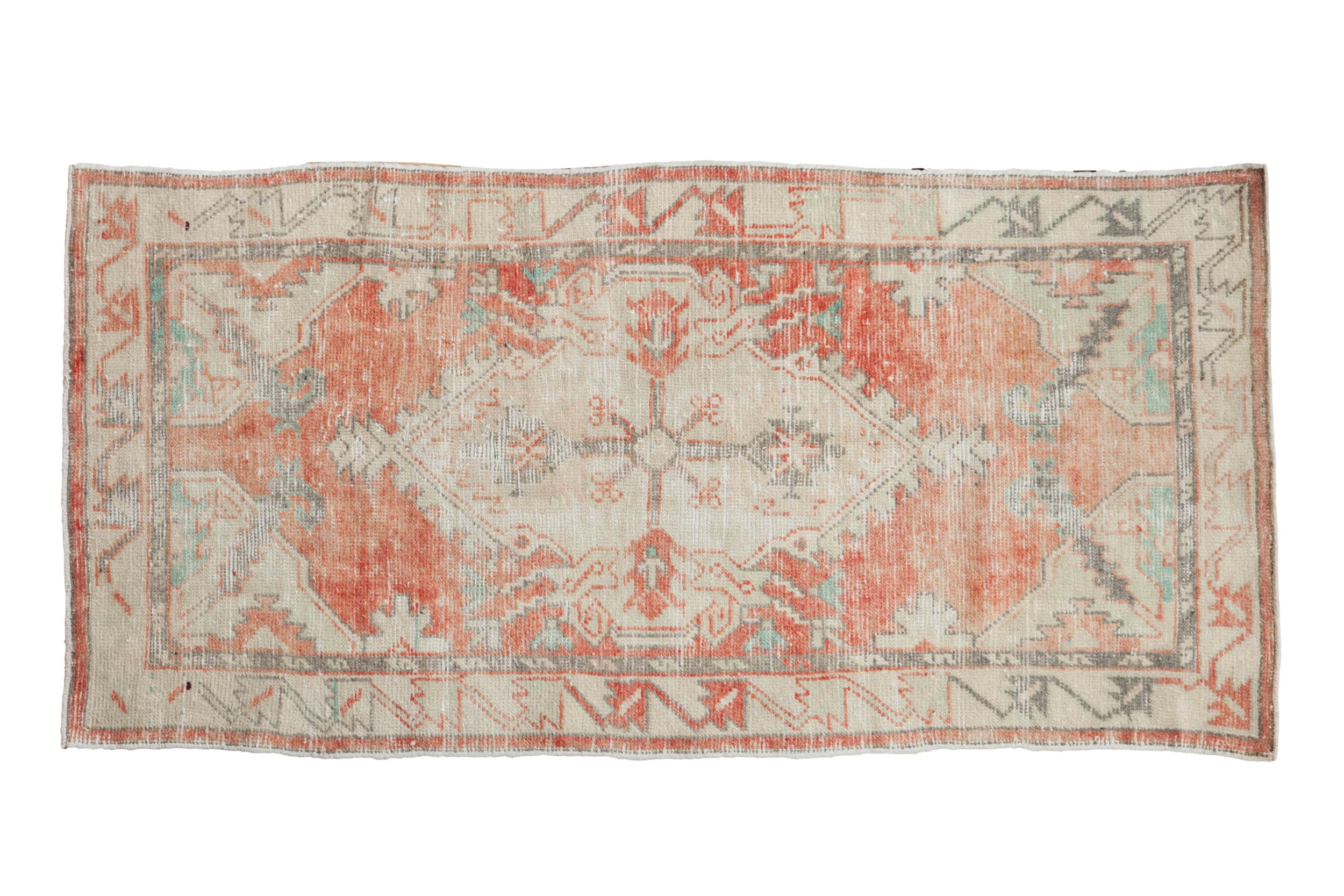 2.5x5 Vintage Distressed Oushak Rug Runner by Old New House® - main product image for Resin Society