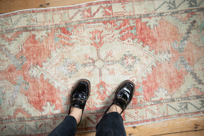 2.5x5 Vintage Distressed Oushak Rug Runner by Old New House® - product image 2 for Resin Society