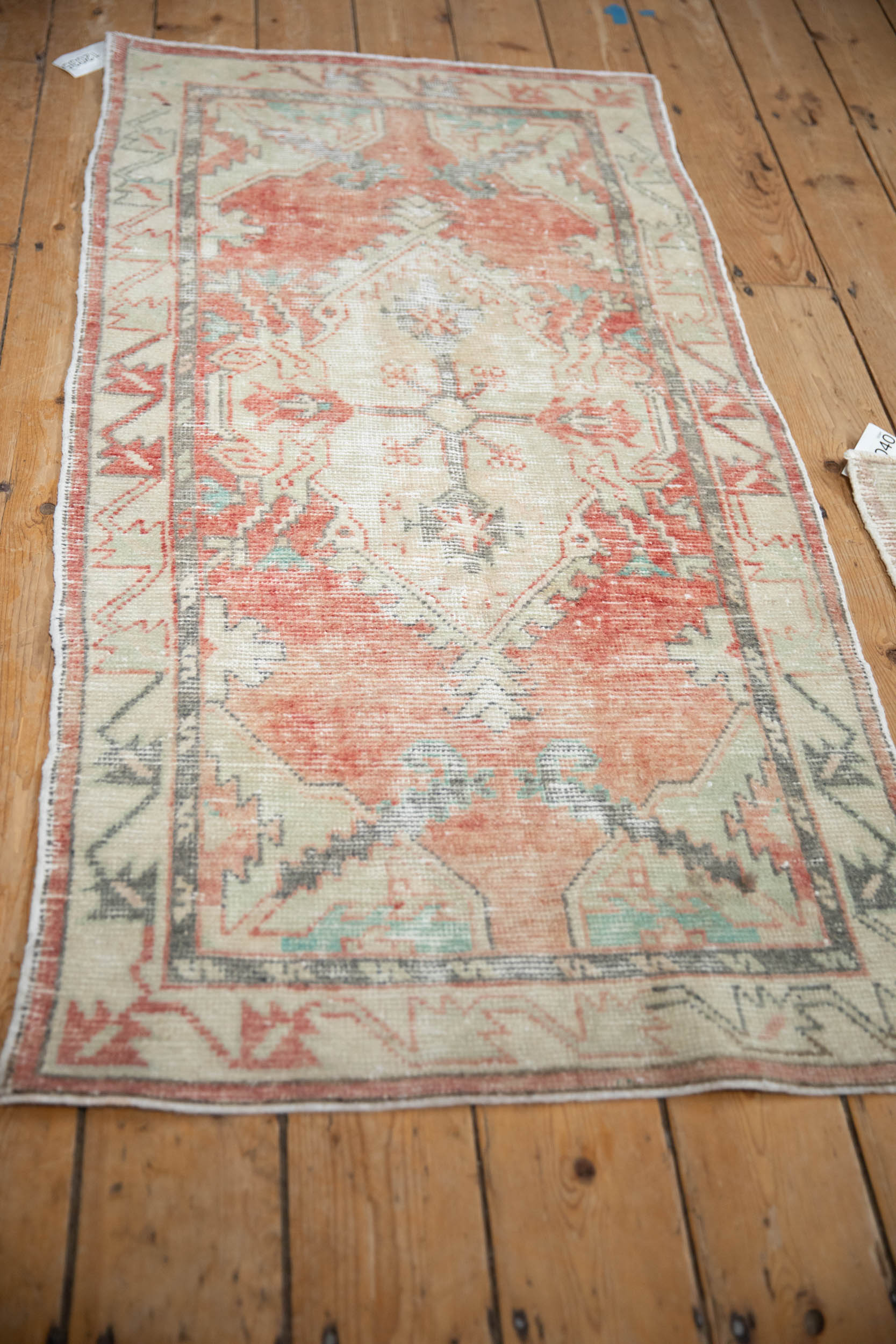 2.5x5 Vintage Distressed Oushak Rug Runner by Old New House® - product image 4 for Resin Society