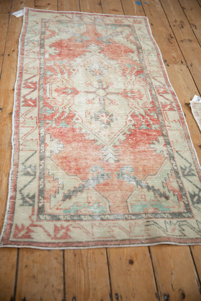 2.5x5 Vintage Distressed Oushak Rug Runner by Old New House® - product image 4 for Resin Society