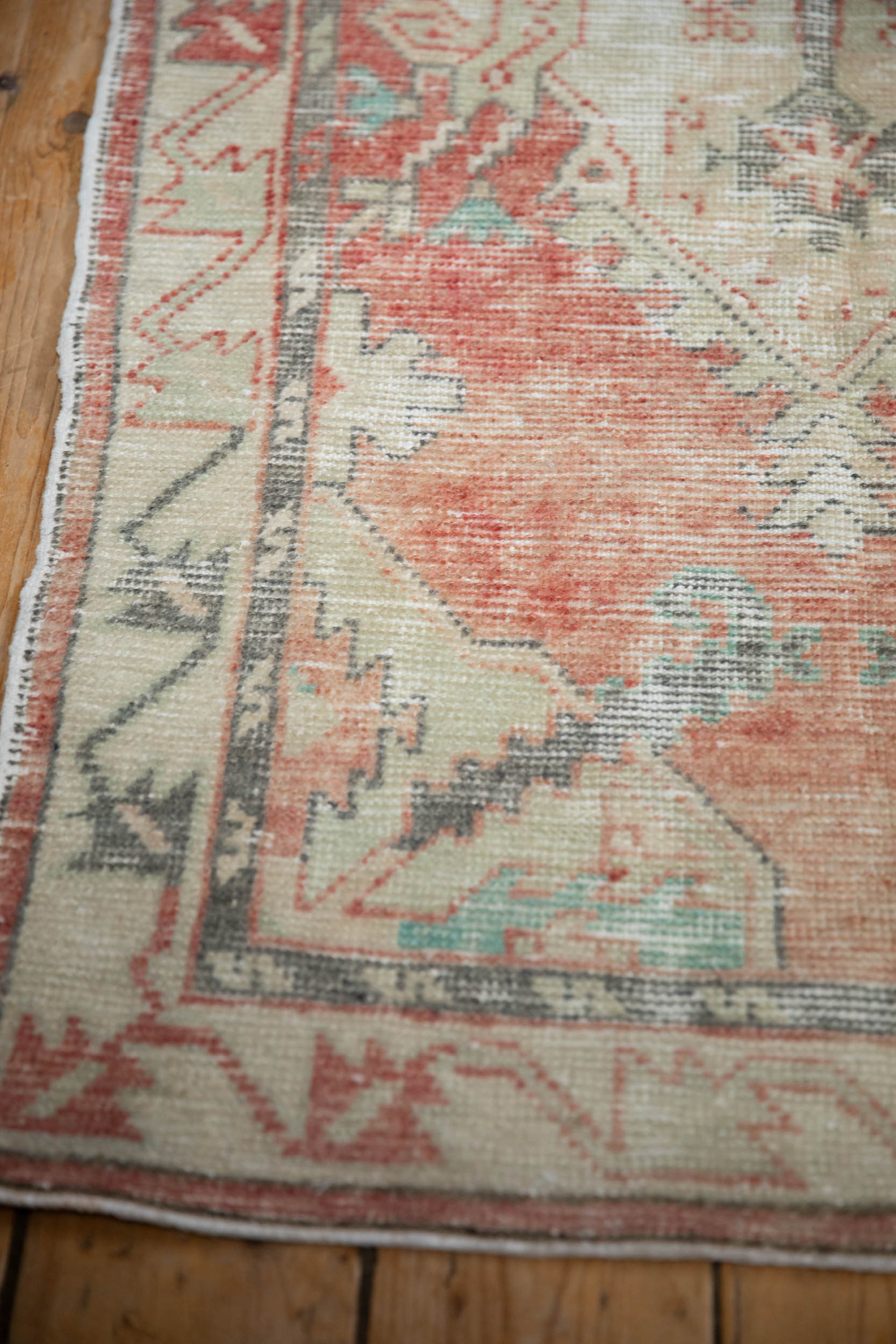 2.5x5 Vintage Distressed Oushak Rug Runner by Old New House® - product image 5 for Resin Society