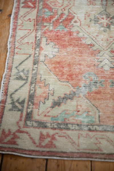 2.5x5 Vintage Distressed Oushak Rug Runner by Old New House® - product image 5 for Resin Society