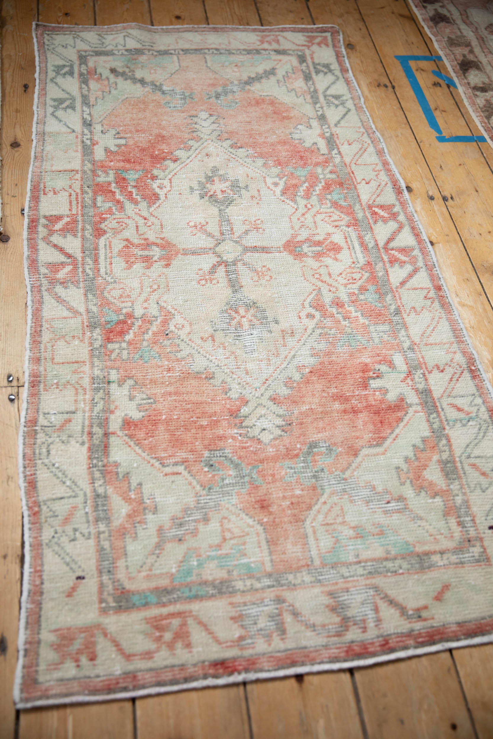 2.5x5 Vintage Distressed Oushak Rug Runner by Old New House® - product image 6 for Resin Society