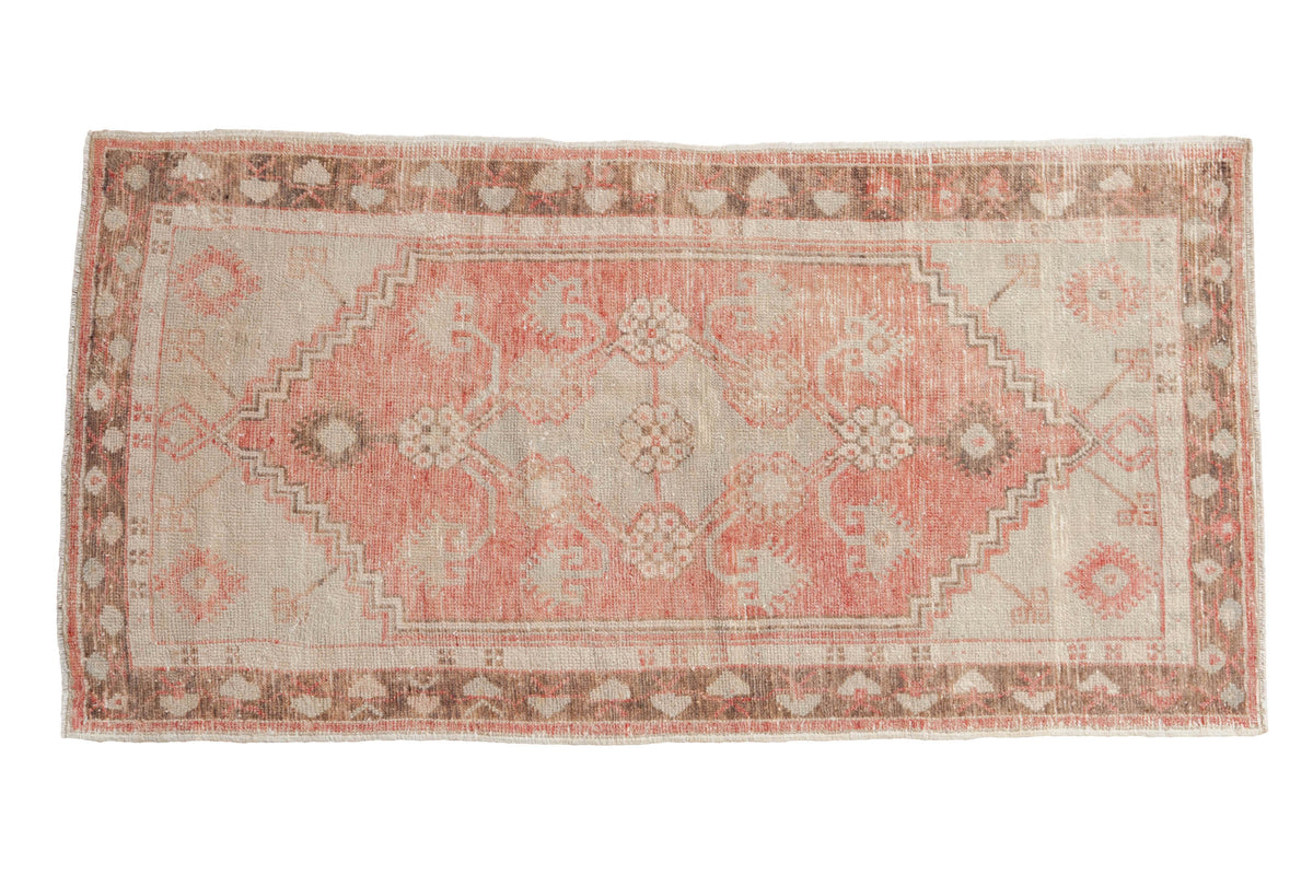2.5x5 Vintage Distressed Oushak Rug Runner by Old New House® - main product image for Resin Society