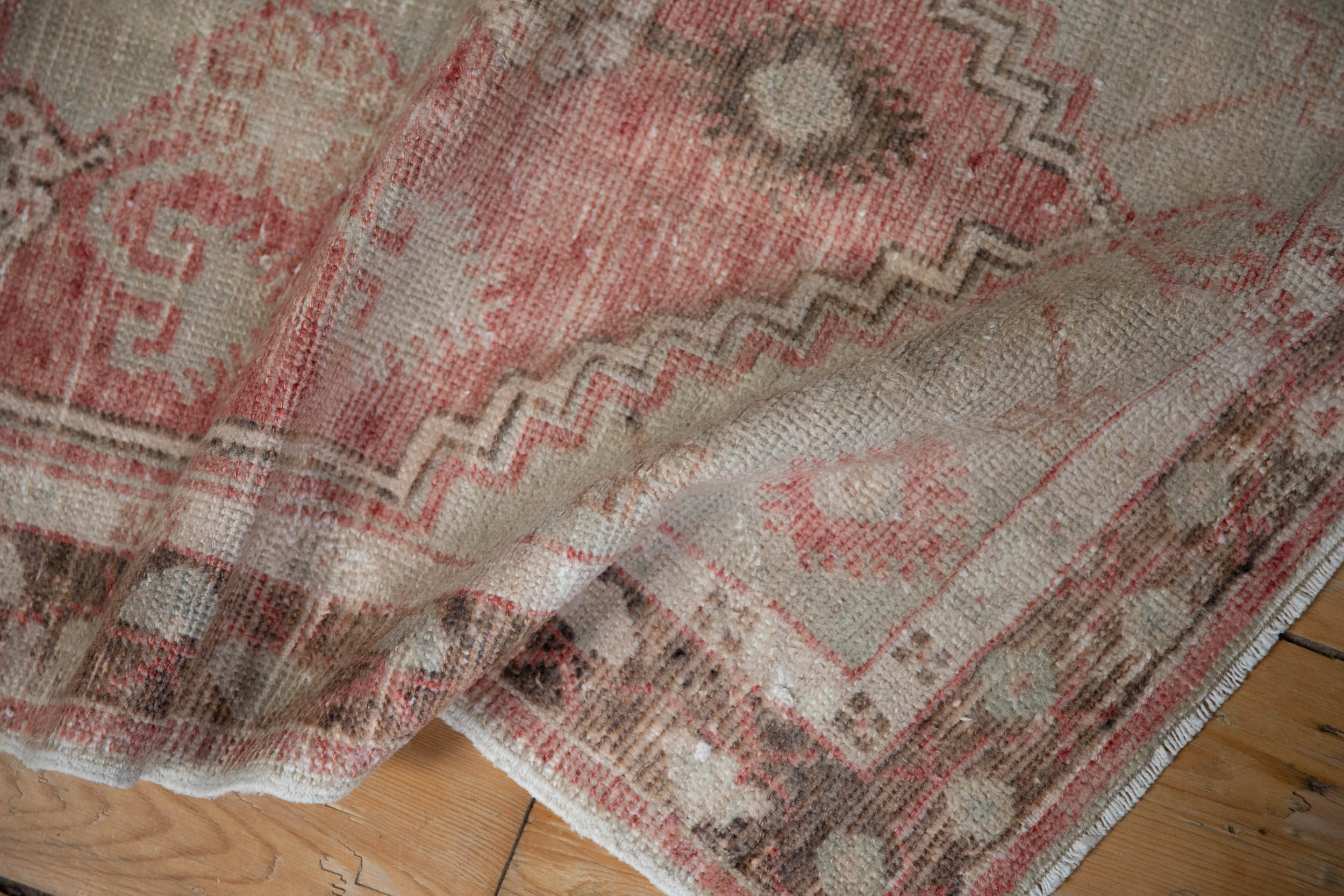 2.5x5 Vintage Distressed Oushak Rug Runner by Old New House® - product image 7 for Resin Society