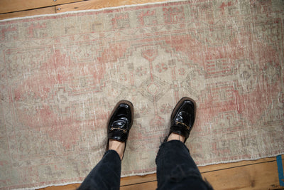 2.5x5 Vintage Distressed Oushak Rug Runner by Old New House® - product image 2 for Resin Society