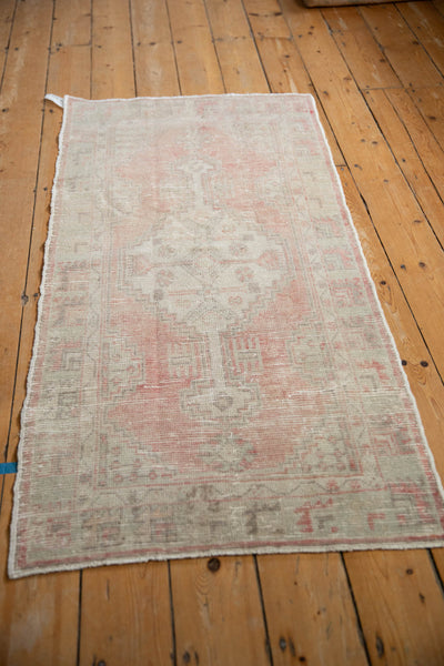 2.5x5 Vintage Distressed Oushak Rug Runner by Old New House® - product image 4 for Resin Society