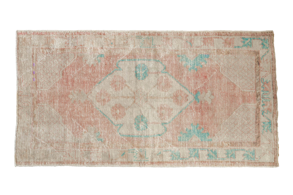 2.5x5 Vintage Distressed Oushak Rug Runner by Old New House® - main product image for Resin Society