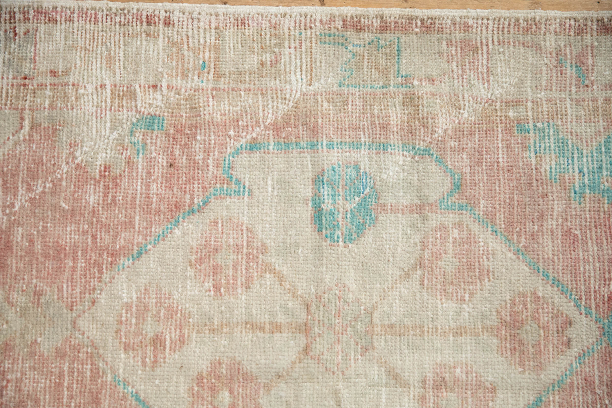 2.5x5 Vintage Distressed Oushak Rug Runner by Old New House® - product image 3 for Resin Society