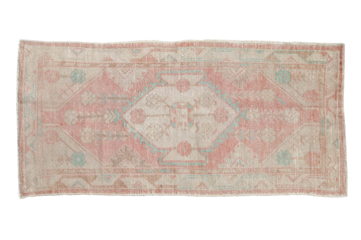 2.5x5.5 Vintage Distressed Oushak Rug Runner by Old New House® - main product image for Resin Society