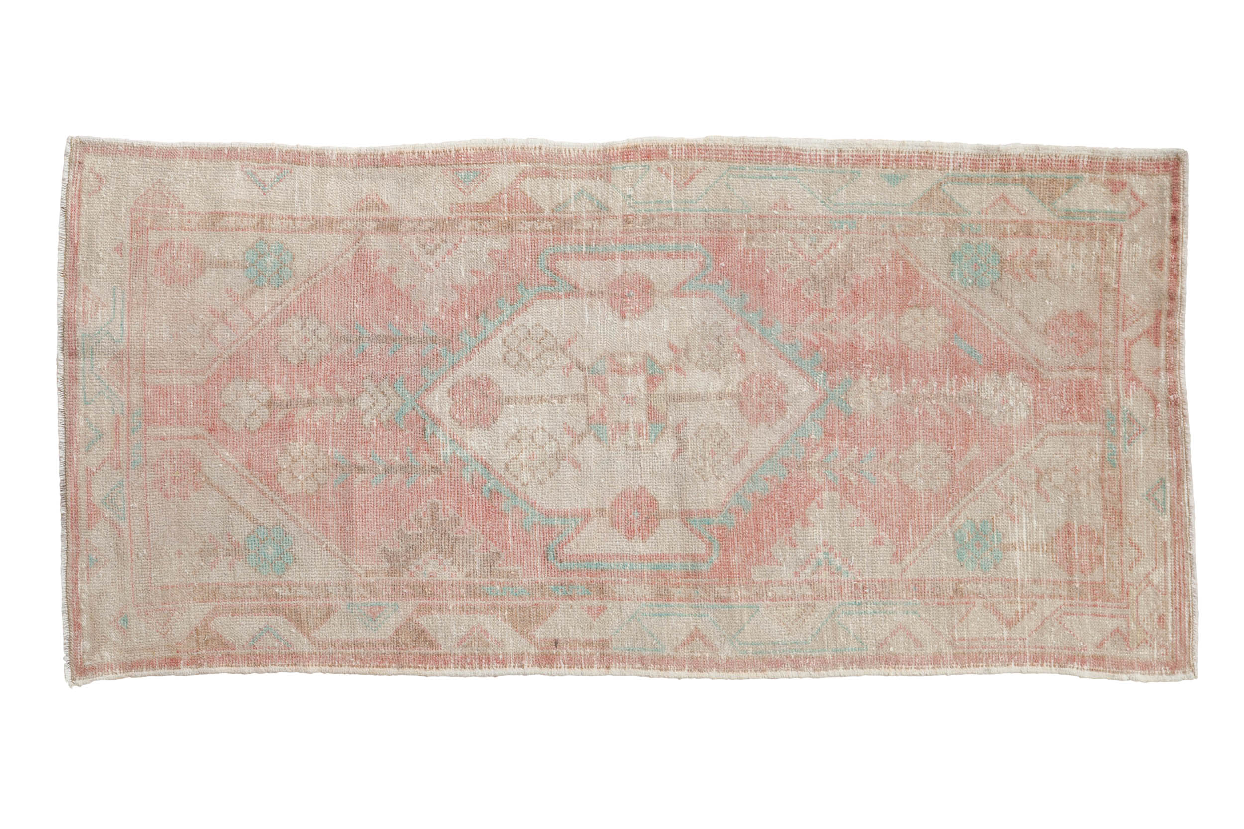 2.5x5.5 Vintage Distressed Oushak Rug Runner by Old New House® - main product image for Resin Society