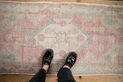 2.5x5.5 Vintage Distressed Oushak Rug Runner by Old New House® - product image 2 for Resin Society