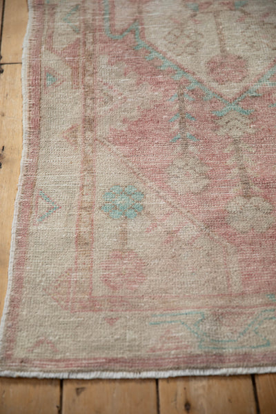 2.5x5.5 Vintage Distressed Oushak Rug Runner by Old New House® - product image 7 for Resin Society