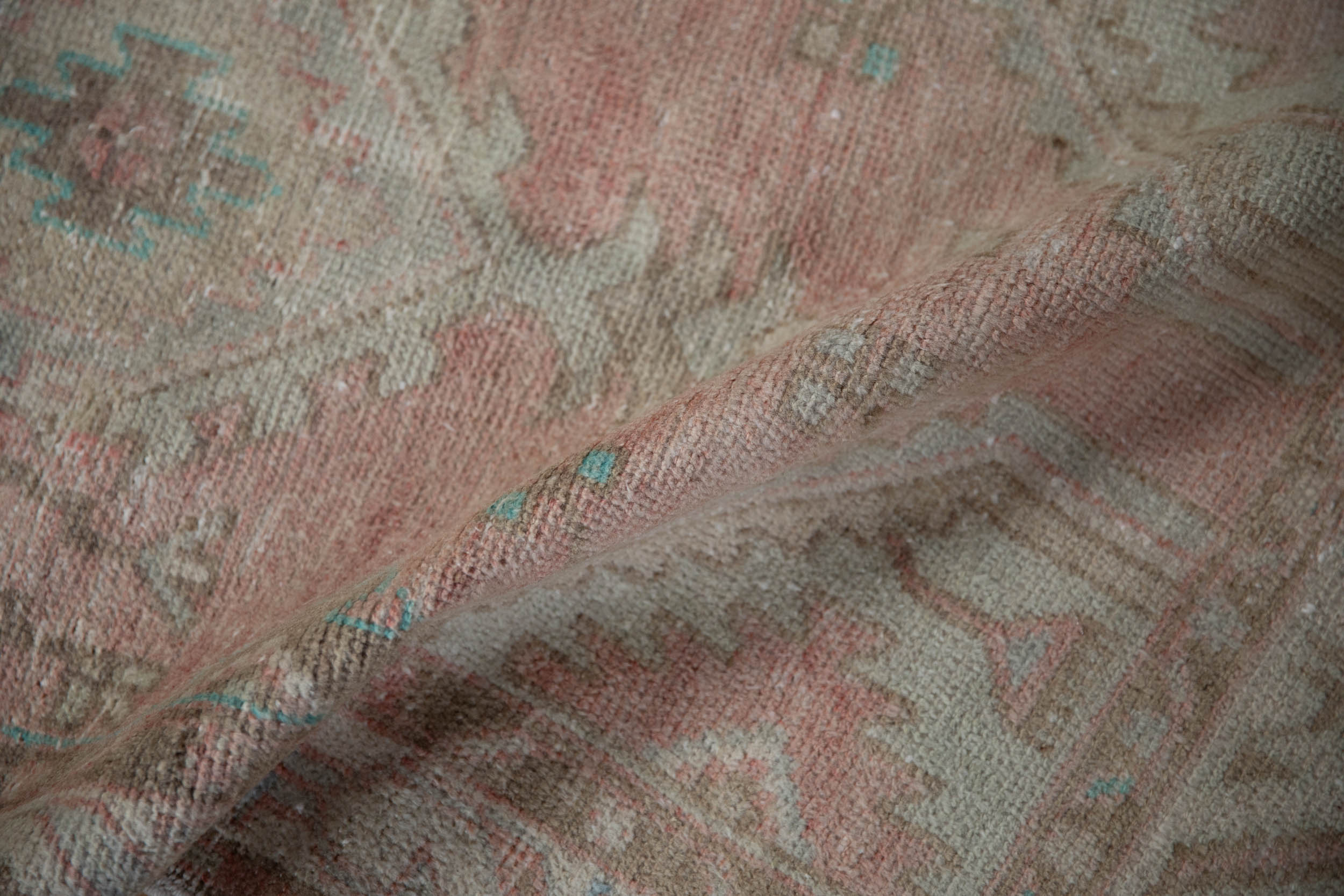 2.5x5.5 Vintage Distressed Oushak Rug Runner by Old New House® - product image 7 for Resin Society