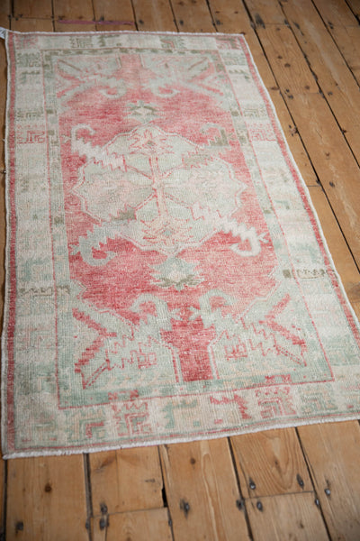 2.5x5 Vintage Distressed Oushak Rug Runner by Old New House® - product image 5 for Resin Society