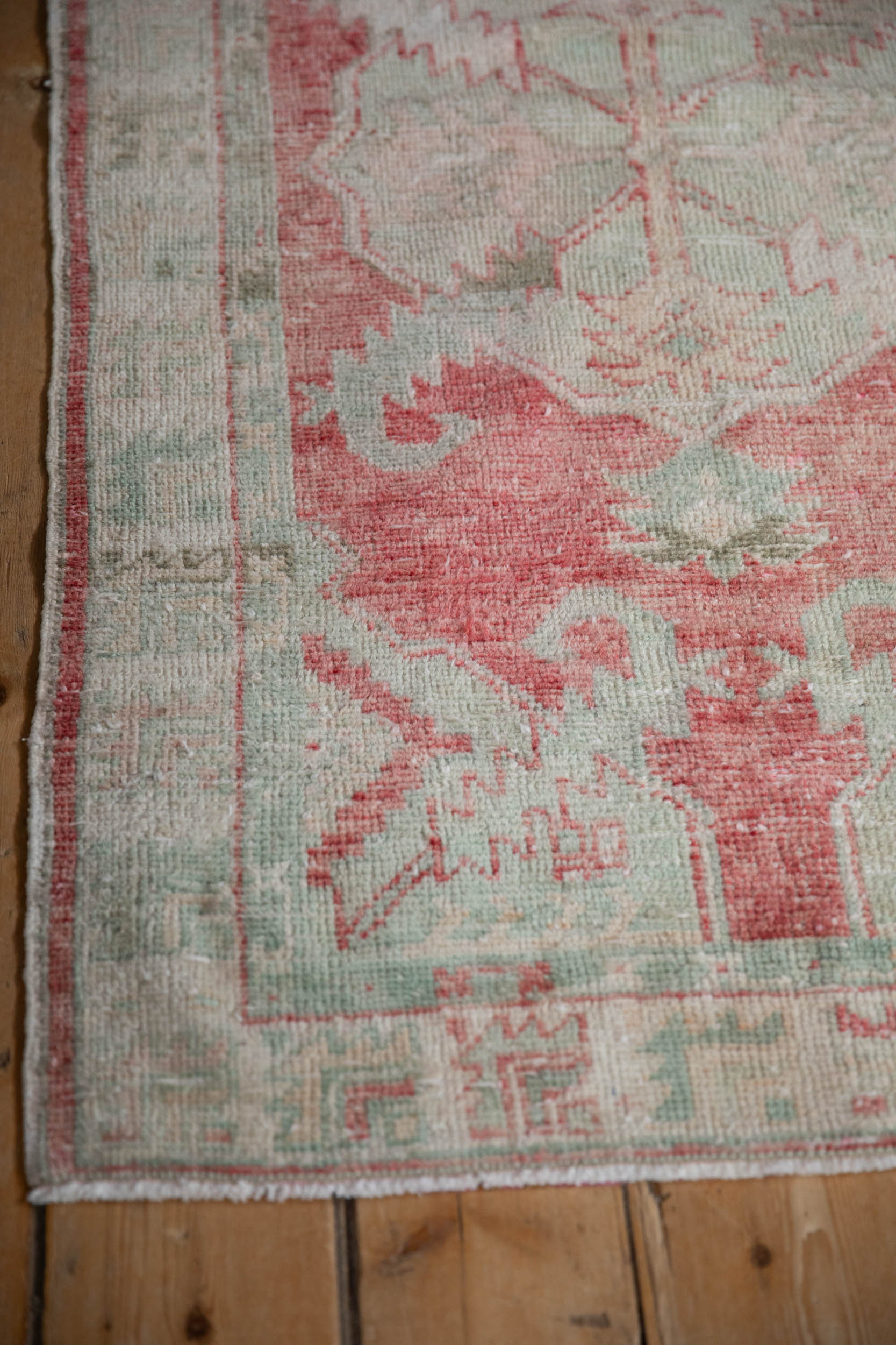 2.5x5 Vintage Distressed Oushak Rug Runner by Old New House® - product image 6 for Resin Society