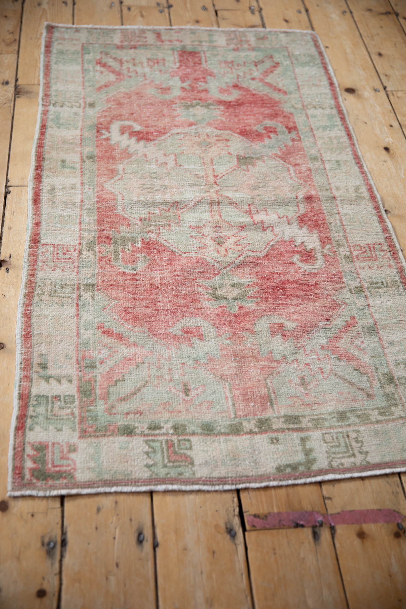 2.5x5 Vintage Distressed Oushak Rug Runner by Old New House® - product image 7 for Resin Society