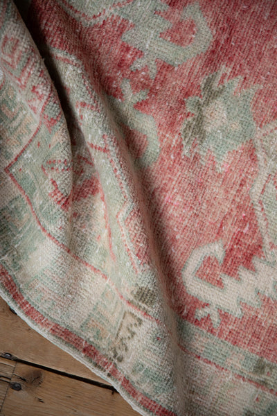 2.5x5 Vintage Distressed Oushak Rug Runner by Old New House® - product image 9 for Resin Society